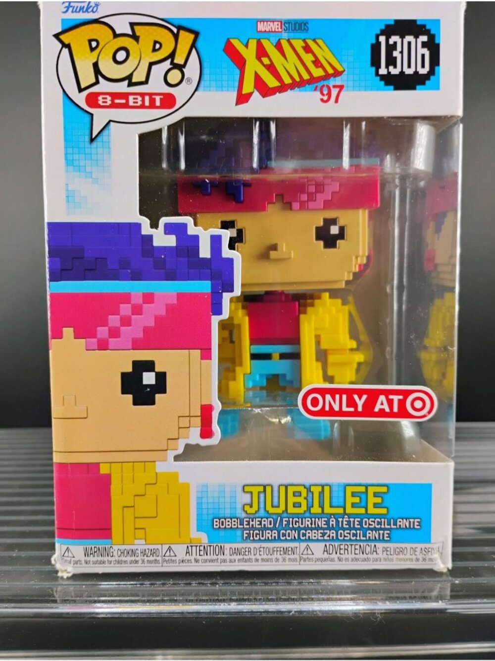 Funko Pop! 8-Bit Marvel X-Men 97 Jubilee 1306 Target Exclusive Bobblehead New